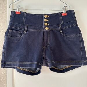Nicki Minaj Shorts, Large, Dark Blue High Waist NWOT